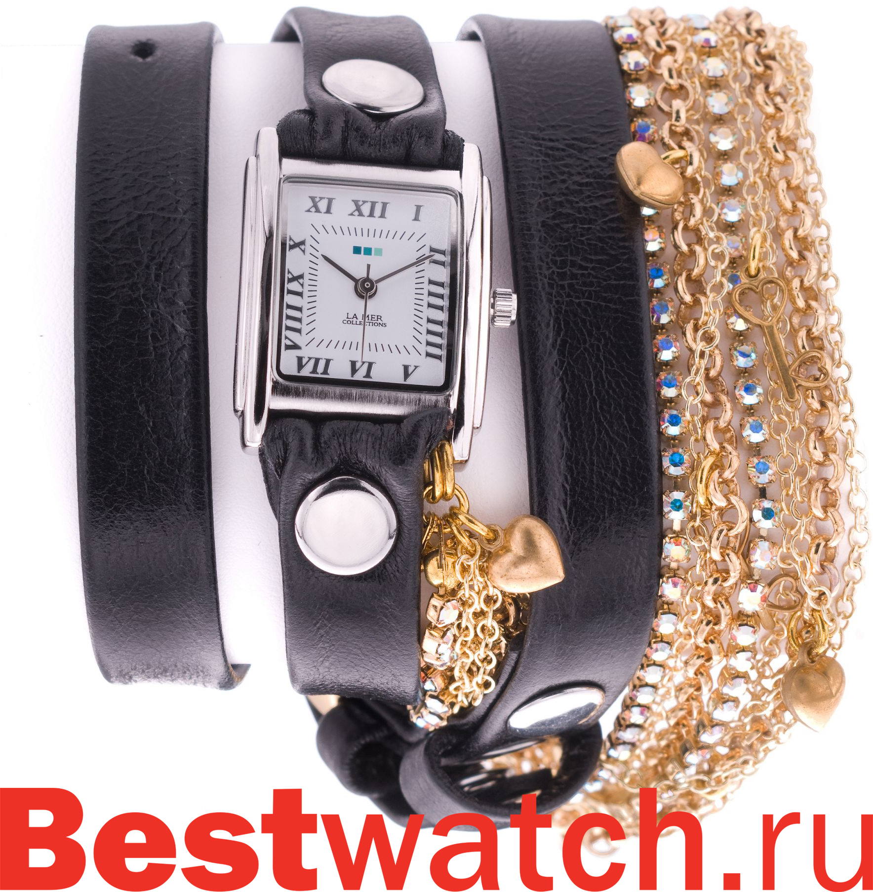 Часы La Mer С цепочками и подвесками LMMULTI3002bl